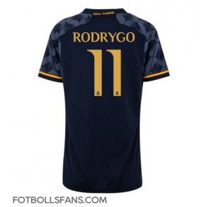 Real Madrid Rodrygo Goes #11 Replika Bortatröja Damer 2023-24 Kortärmad
